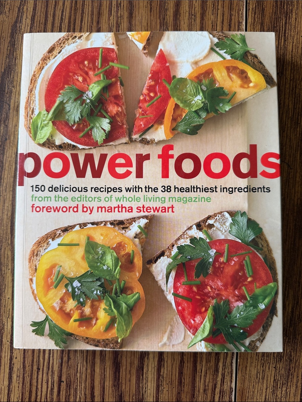 Power Foods Cookbook – Tomato & Herb Cover